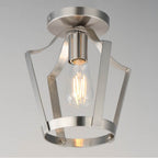 Maxim Lighting 10421SN Satin Nickel Arden Single Pendant / Semi Flush Image 3