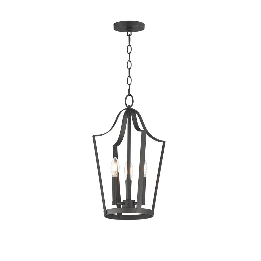 Maxim Lighting 10423BK Black Arden 3-light Pendant Image 1