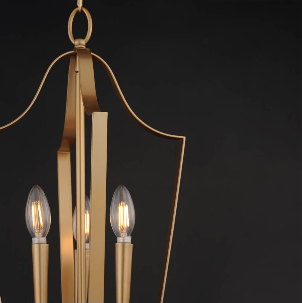 Maxim Lighting 10423NAB Natural Aged Brass Arden 3-light Pendant Image 2