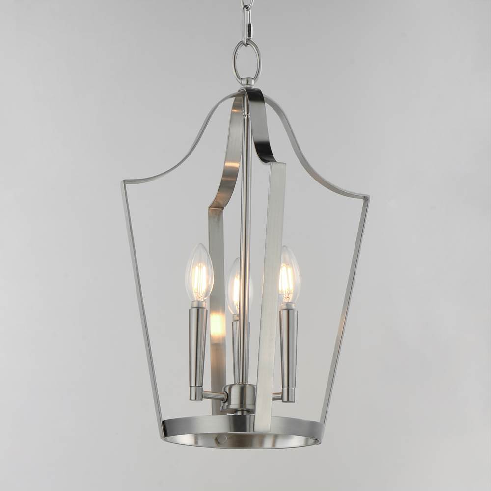 Maxim Lighting 10423SN Satin Nickel Arden 3-light Pendant Image 3