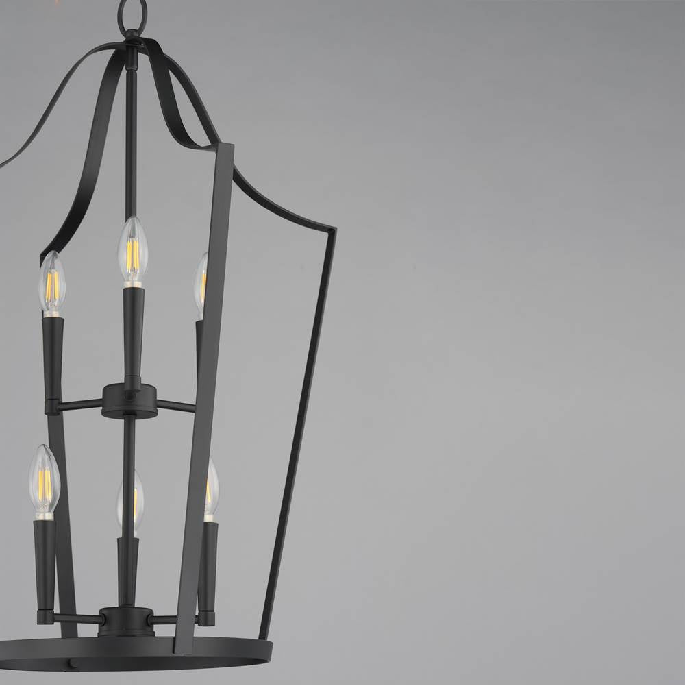 Maxim Lighting 10426BK Black Arden 6-light Pendant Image 2