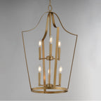 Maxim Lighting 10426NAB Natural Aged Brass Arden 6-light Pendant Image 3
