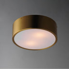 Maxim Lighting 10494WTSBR Satin Brass Tommy 12''  2-light Surface Mount Image 2
