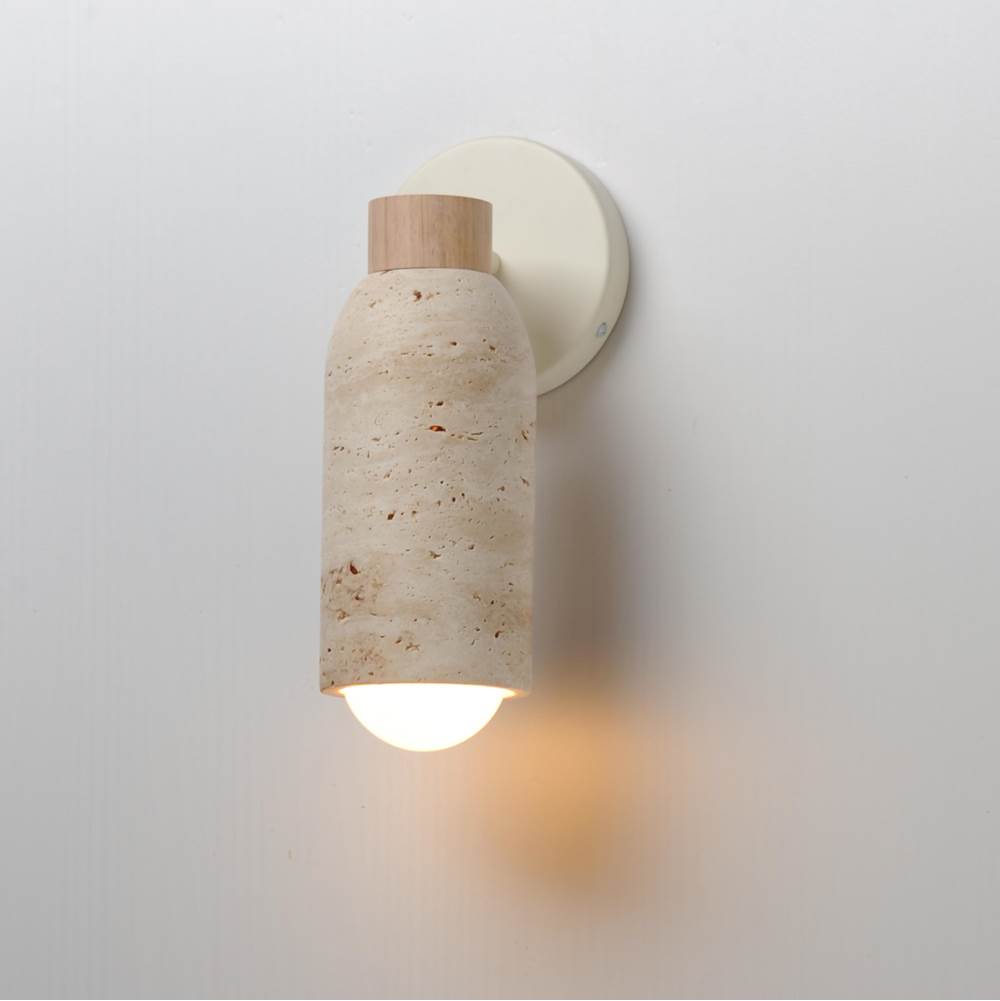 Maxim Lighting 10621TVOY Travertine,Oyster Pompeii-wall Sconce Image 3