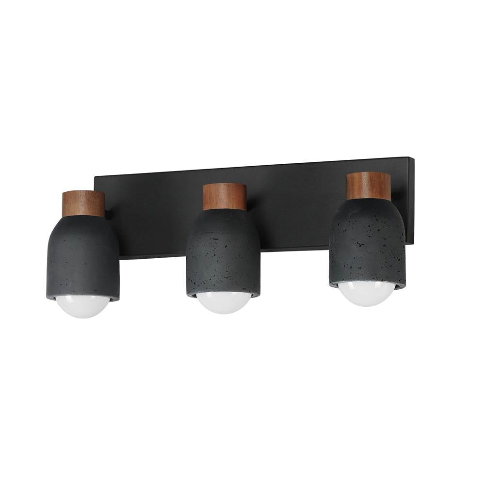 Maxim Lighting 10623LVBK Lava,Black Pompeii-bath Vanity Image 1