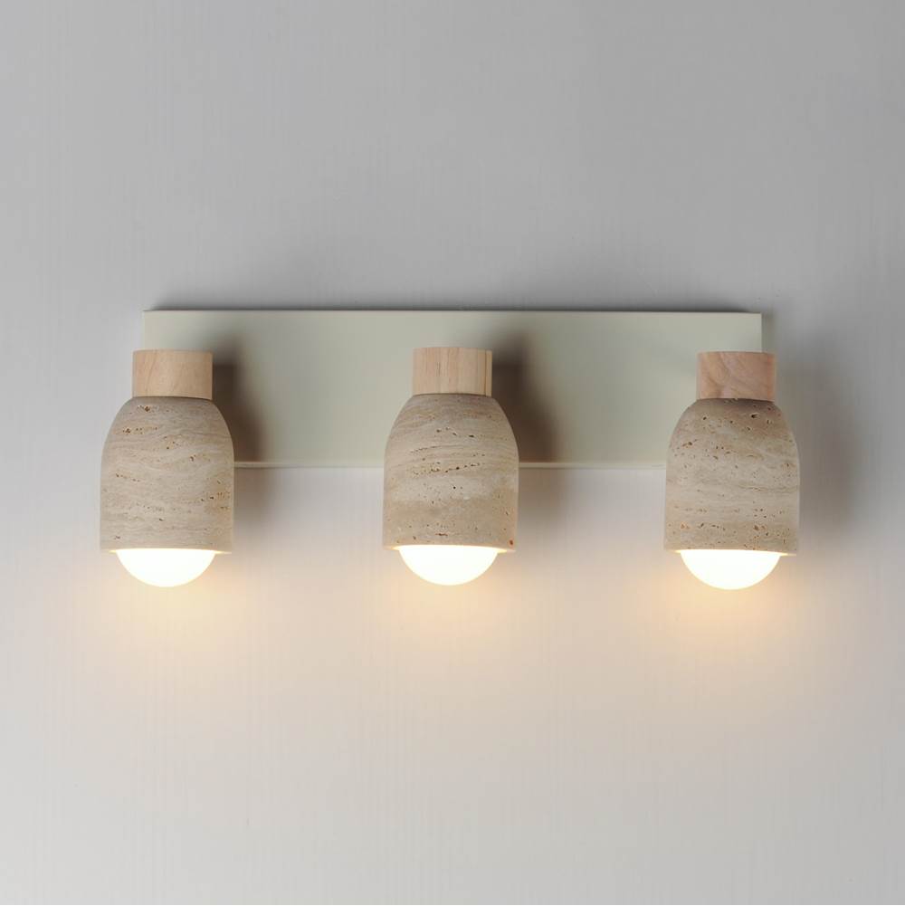 Maxim Lighting 10623TVOY Travertine,Oyster Pompeii-bath Vanity Image 4