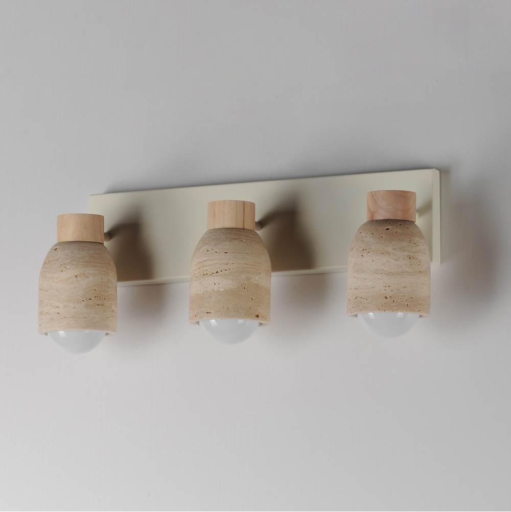 Maxim Lighting 10623TVOY Travertine,Oyster Pompeii-bath Vanity Image 3