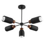 Maxim Lighting 10625LVBK Lava,Black Pompeii-chandelier Image 1