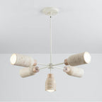 Maxim Lighting 10625TVOY Travertine,Oyster Pompeii-chandelier Image 2