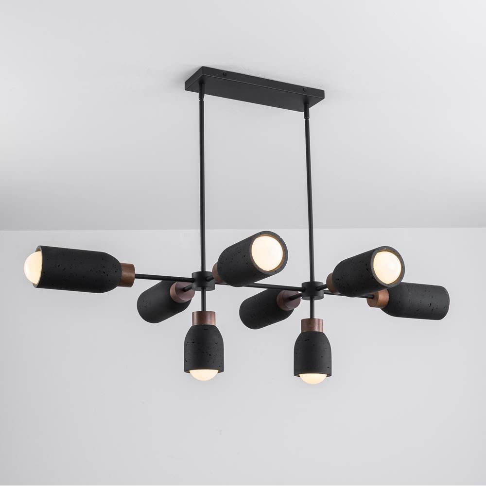 Maxim Lighting 10628LVBK Lava,Black Pompeii-linear Pendant Image 3