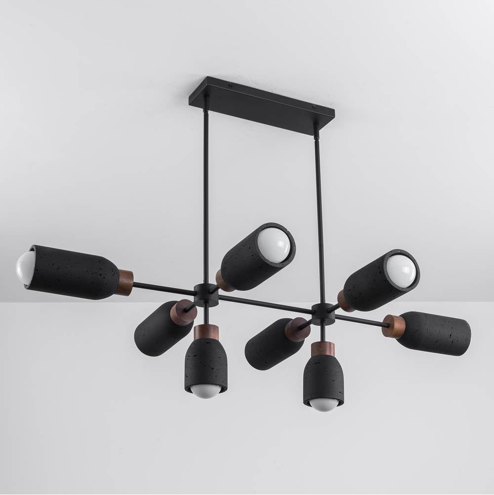 Maxim Lighting 10628LVBK Lava,Black Pompeii-linear Pendant Image 2