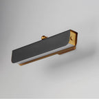 Maxim Lighting 10711WTBKNAB Black,Natural Aged Brass Miles 18'' Articulating Led Wall Sconce Image 2