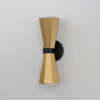 Maxim Lighting 10810SWBKAB Black,Antique Brass Rizzo-wall Sconce Image 2