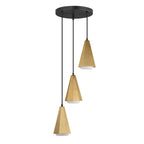 Maxim Lighting 10813SWBKAB Black,Antique Brass Rizzo-multi-light Pendant Image 1
