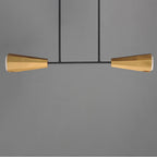 Maxim Lighting 10816SWBKAB Black,Antique Brass Rizzo-linear Pendant Image 2