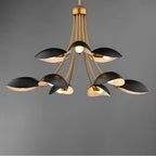 Maxim Lighting 10829BKNAB Black,Natural Aged Brass Maris 9-light Chandelier Image 3