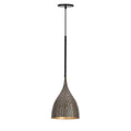 Maxim Lighting 10911BKGLD Black,Gold Fleur 1-light Mini Pendant Image 1