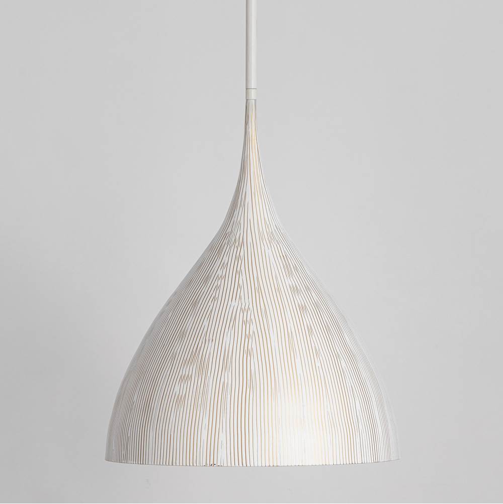 Maxim Lighting 10913WTGLD White,Gold Fleur 1-light Pendant Image 3