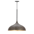 Maxim Lighting 10914BKGLD Black,Gold Fleur Large 1-light Pendant Image 1