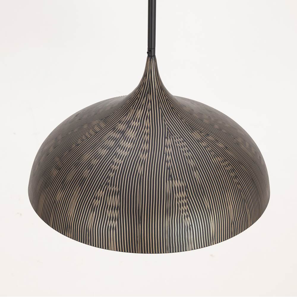 Maxim Lighting 10914BKGLD Black,Gold Fleur Large 1-light Pendant Image 2