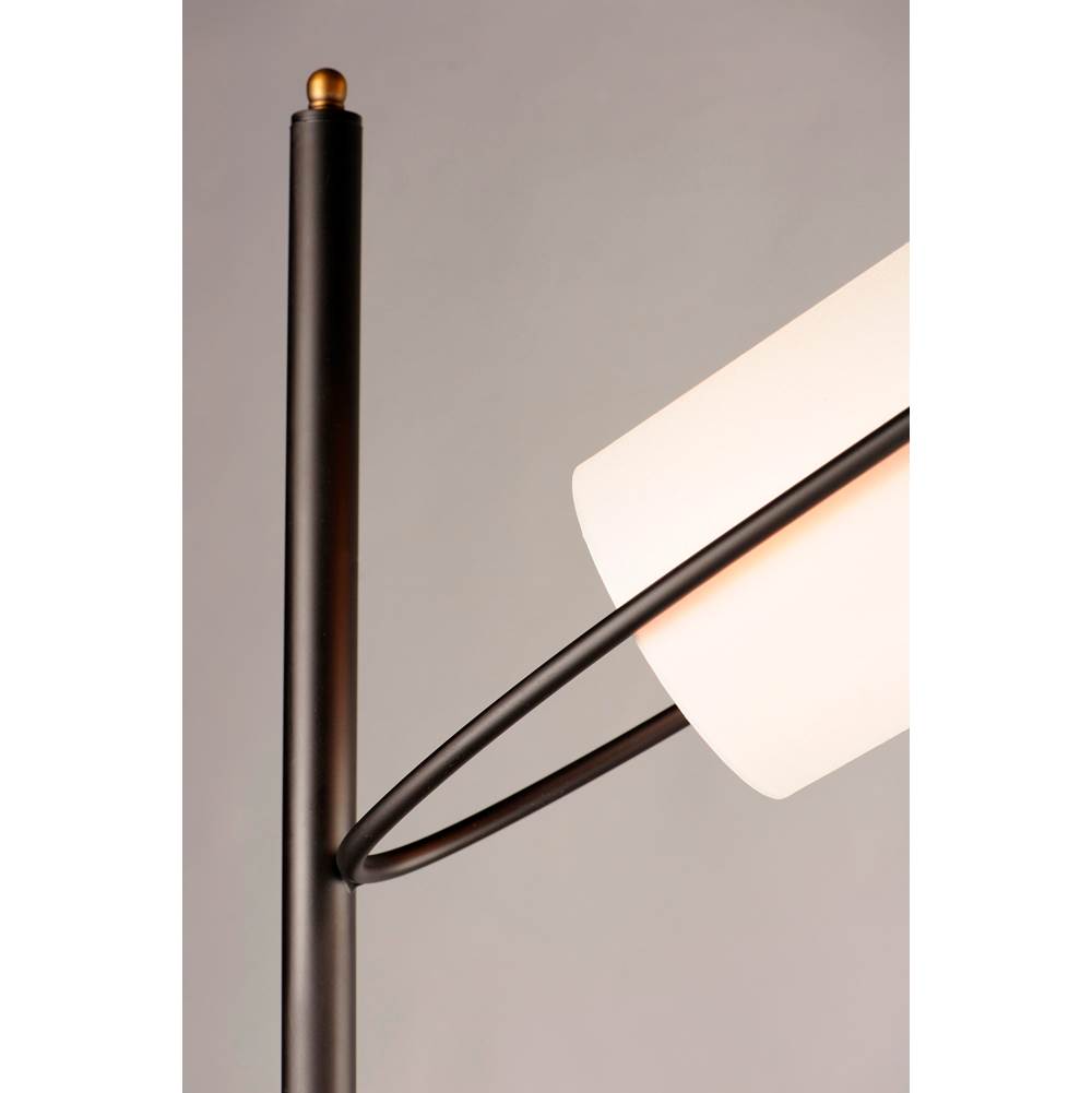Maxim Lighting 11104OFBZAB Bronze,Antique Brass Oscar 2-light Floor Lamp Image 3
