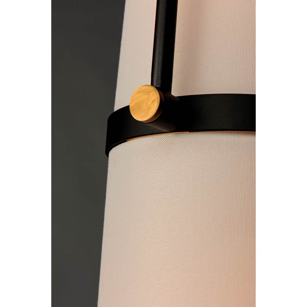 Maxim Lighting 11104OFBZAB Bronze,Antique Brass Oscar 2-light Floor Lamp Image 2