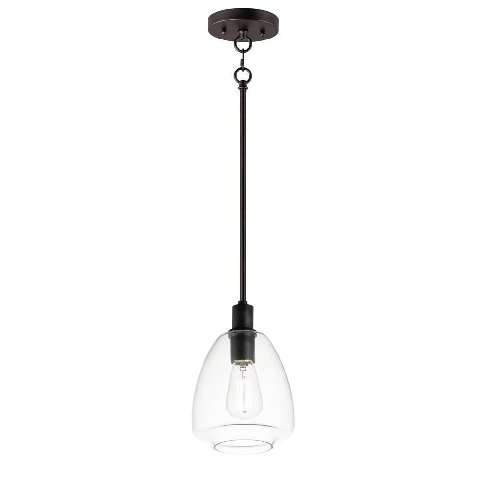 Maxim Lighting 11112CLBK Black Babylon 1-light Pendant Image 1