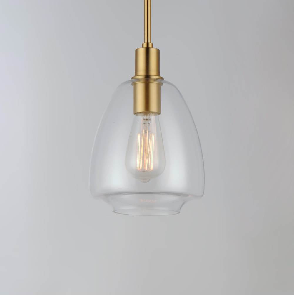 Maxim Lighting 11112CLSBR Satin Brass Babylon 1-light Pendant Image 2