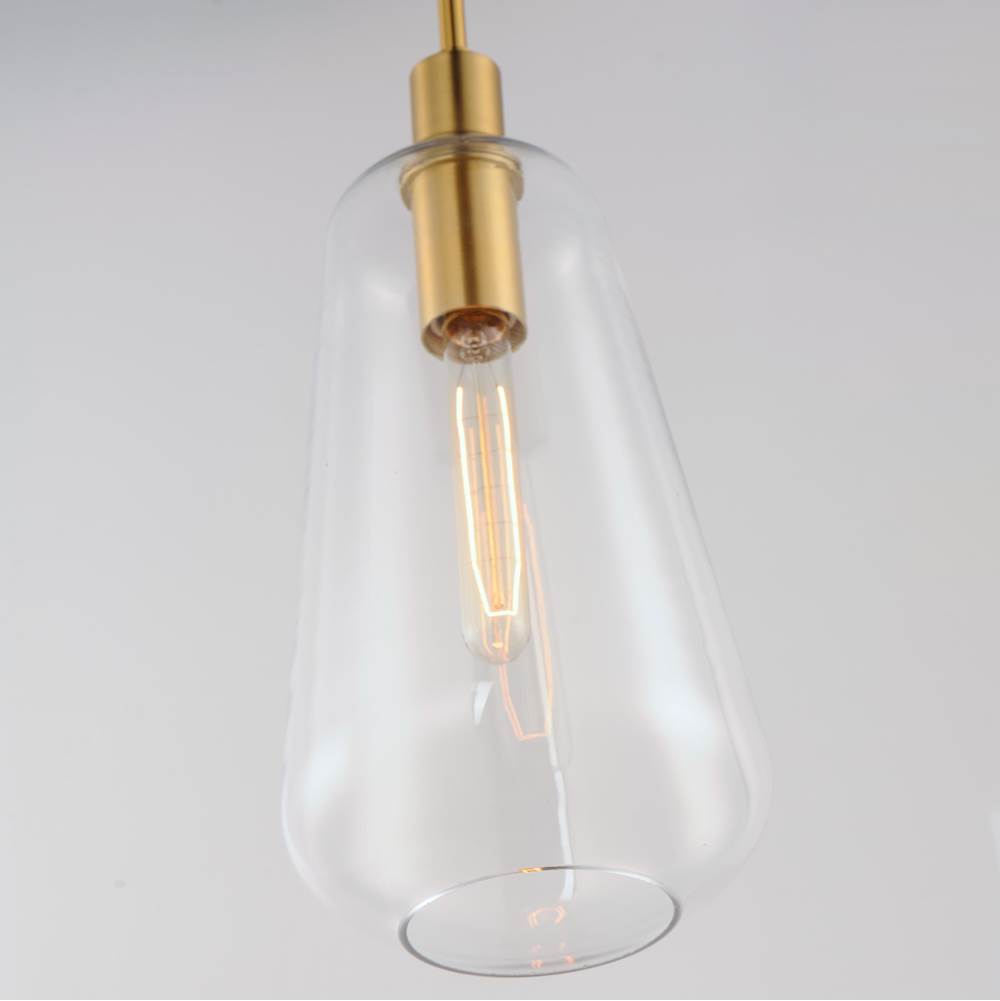 Maxim Lighting 11114CLSBR Satin Brass Babylon 1-light Pendant Image 3