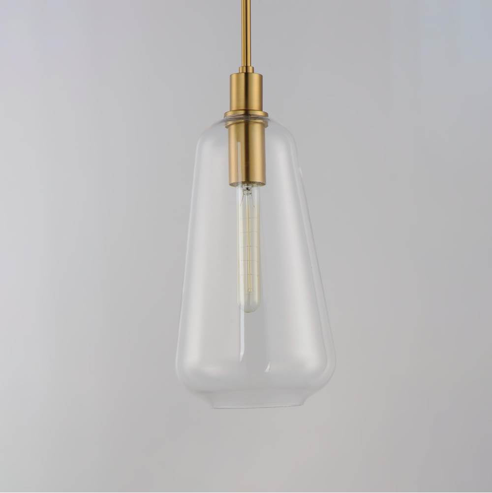 Maxim Lighting 11114CLSBR Satin Brass Babylon 1-light Pendant Image 2