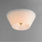 Maxim Lighting 11150WTNAB Natural Aged Brass Tack Led Flush Mount Image 3