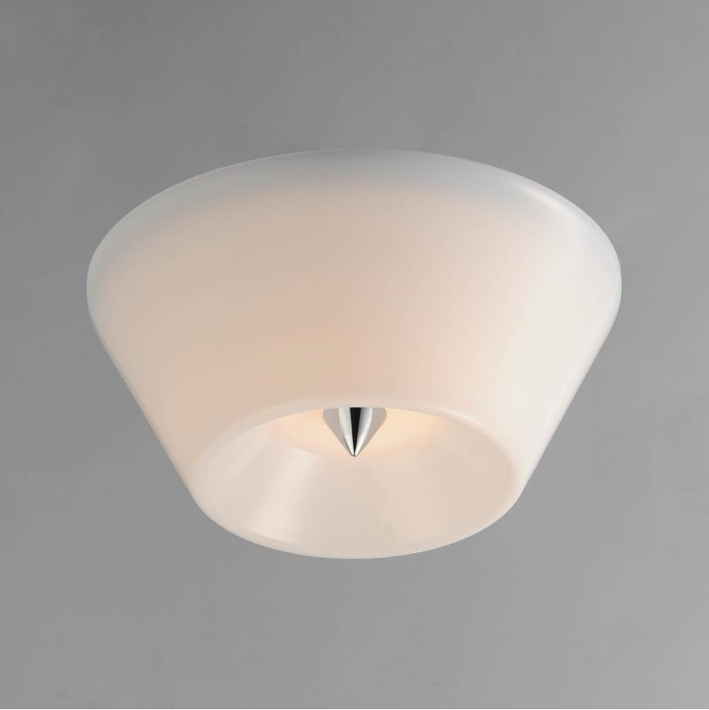 Maxim Lighting 11150WTPC Polished Chrome Tack Led Flush Mount Image 2