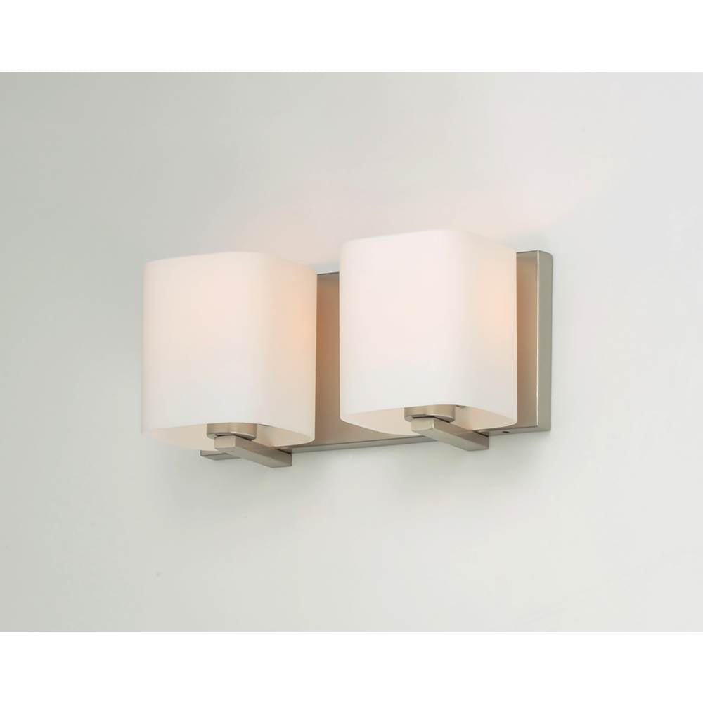 Maxim Lighting 11252SWSN Satin Nickel Wrap 2-light Bath Vanity Image 4