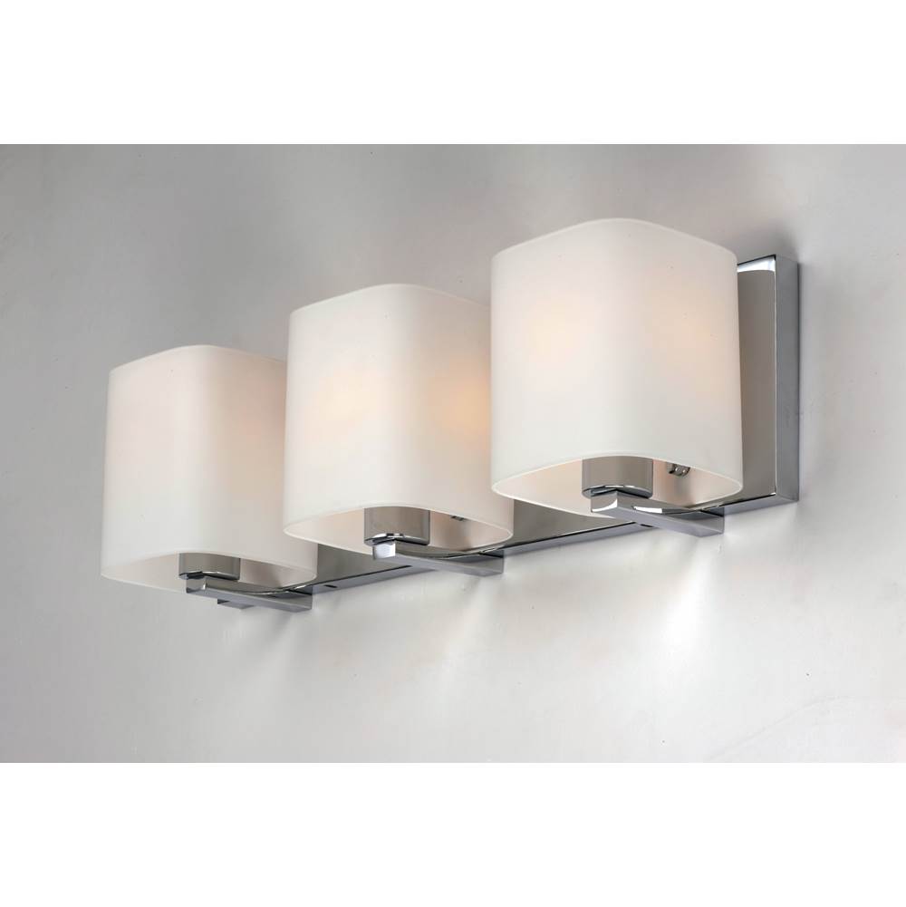Maxim Lighting 11253SWPC Polished Chrome Wrap 3-light Bath Vanity Image 3