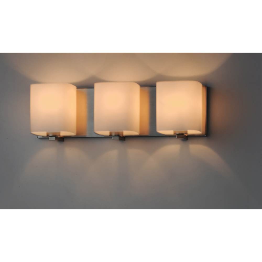 Maxim Lighting 11253SWSN Satin Nickel Wrap 3-light Bath Vanity Image 3