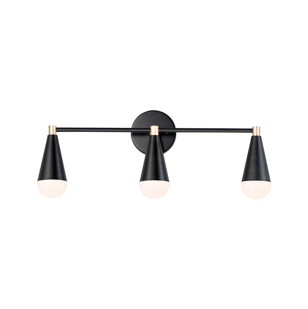 Maxim Lighting 11263BKSBR  Lovell 3-light Bath Vanity Image 1
