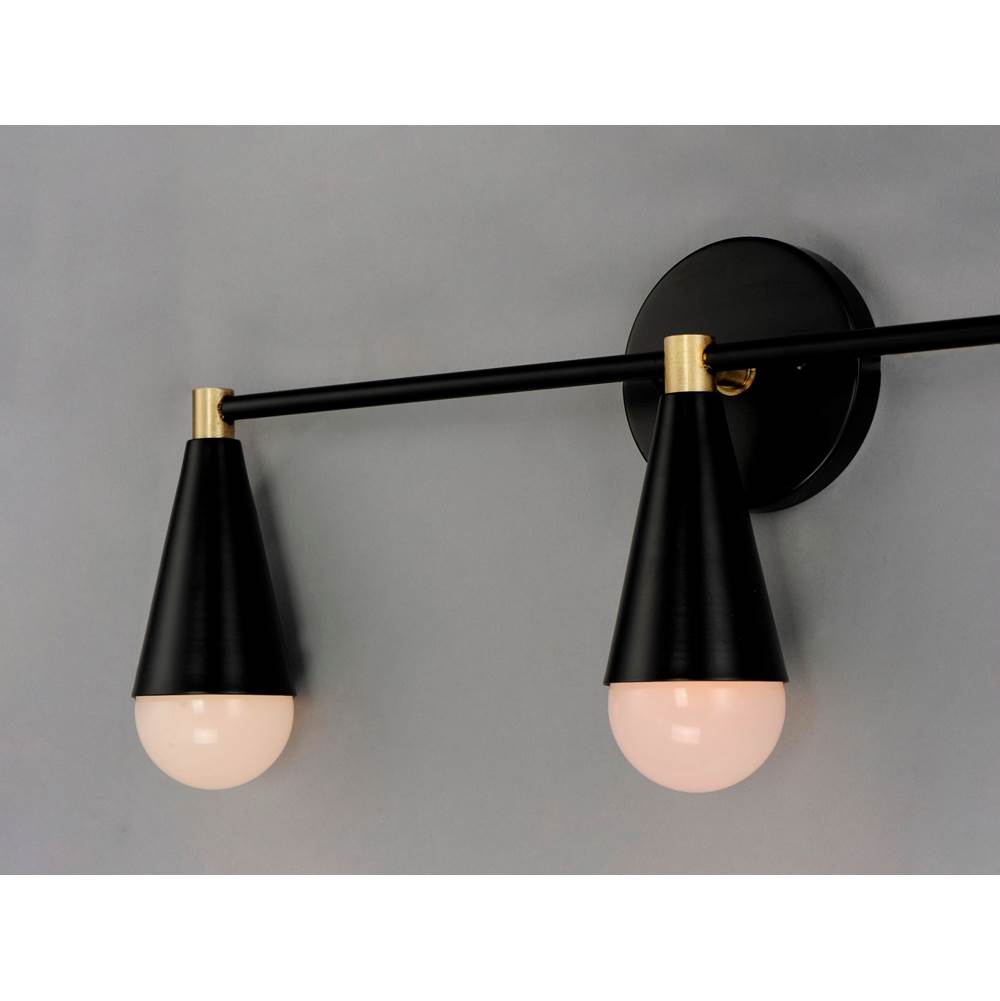 Maxim Lighting 11263BKSBR  Lovell 3-light Bath Vanity Image 3