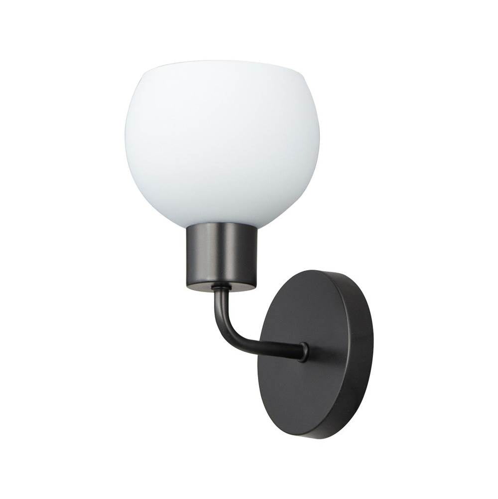 Maxim Lighting 11271SWBK Black Coraline 1-light Wall Sconce Image 1
