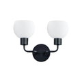 Maxim Lighting 11272SWBK Black Coraline 2-light Wall Sconce Image 1