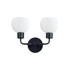 Maxim Lighting 11272SWBK Black Coraline 2-light Wall Sconce Image 1