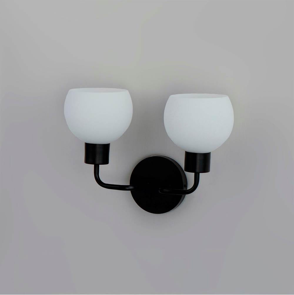 Maxim Lighting 11272SWBK Black Coraline 2-light Wall Sconce Image 3