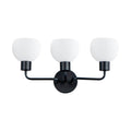 Maxim Lighting 11273SWBK Black Coraline 3-light Bath Vanity Image 1