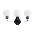 Maxim Lighting 11273SWBK Black Coraline 3-light Bath Vanity Image 1