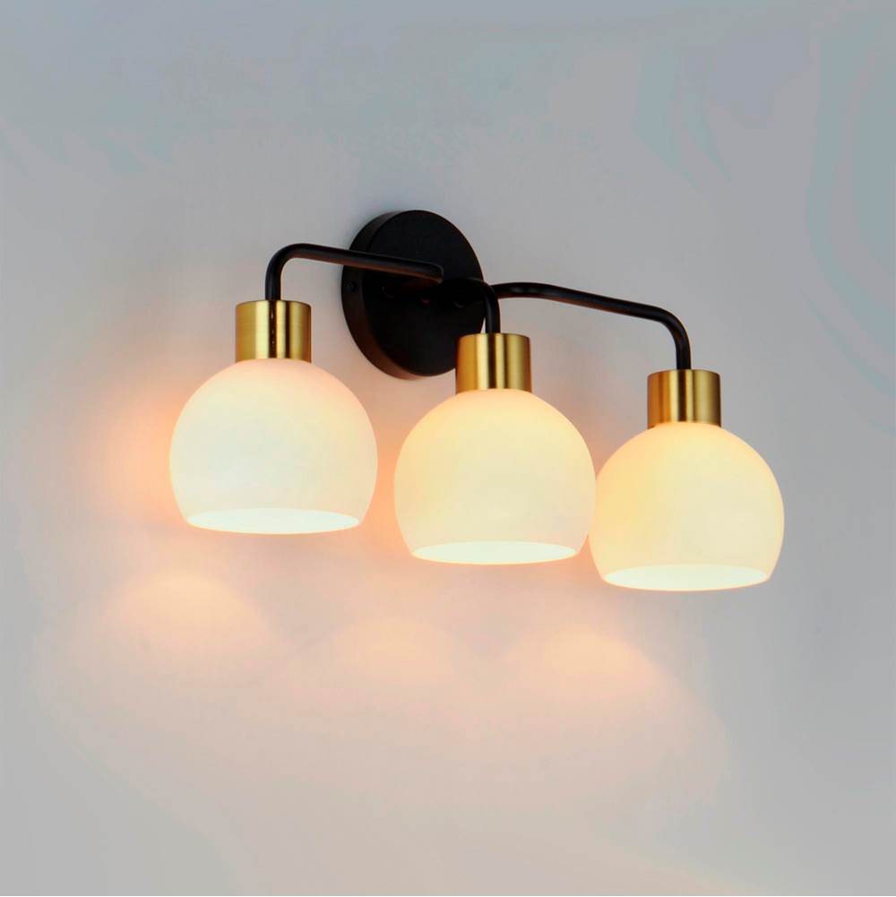 Maxim Lighting 11273SWBZSBR Bronze,Satin Brass Coraline 3-light Bath Vanity Image 3