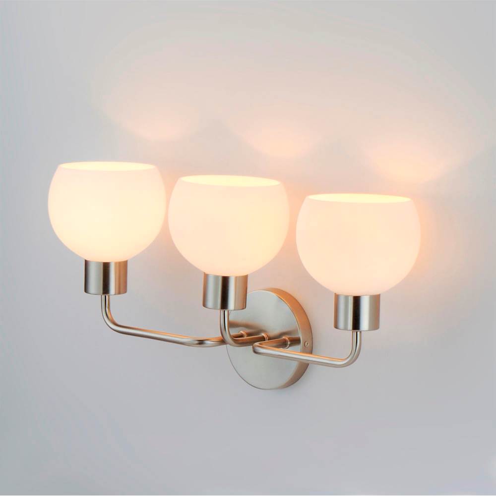 Maxim Lighting 11273SWSN Satin Nickel Coraline 3-light Bath Vanity Image 3