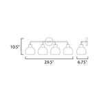 Maxim Lighting 11274SWSN Satin Nickel Coraline 4-light Bath Vanity Image 2