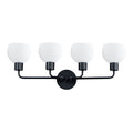 Maxim Lighting 11274SWBK Black Coraline 4-light Bath Vanity Image 1