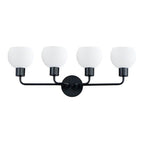 Maxim Lighting 11274SWBK Black Coraline 4-light Bath Vanity Image 1