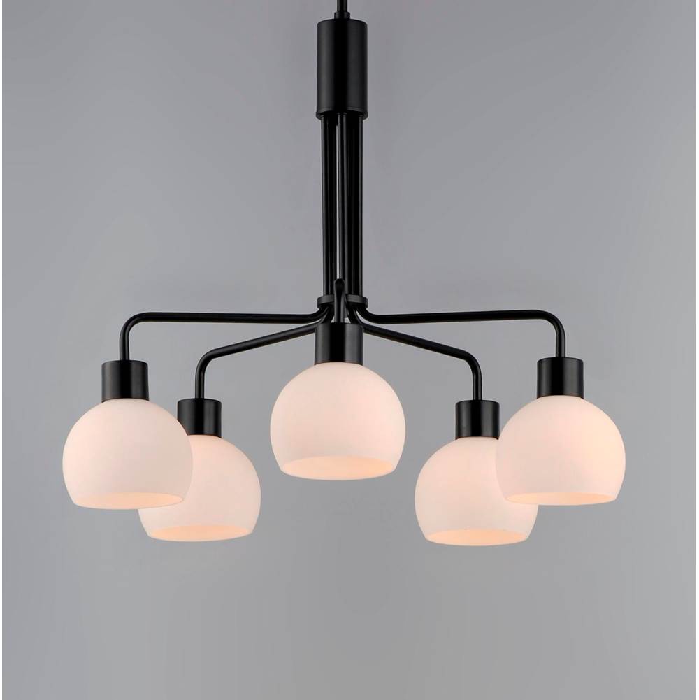 Maxim Lighting 11277SWBK Black Coraline 5-light Chandelier Image 4