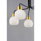 Maxim Lighting 11277SWBZSBR Bronze,Satin Brass Coraline 5-light Chandelier Image 3